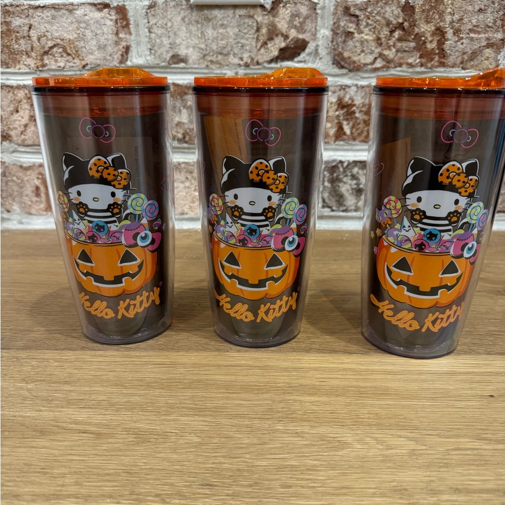 Halloween hello kitty tumbler